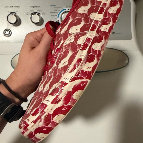 Vans x Opening Ceremony Authentic Red Snake Checker Women's size 7 - Picture 2 of 4